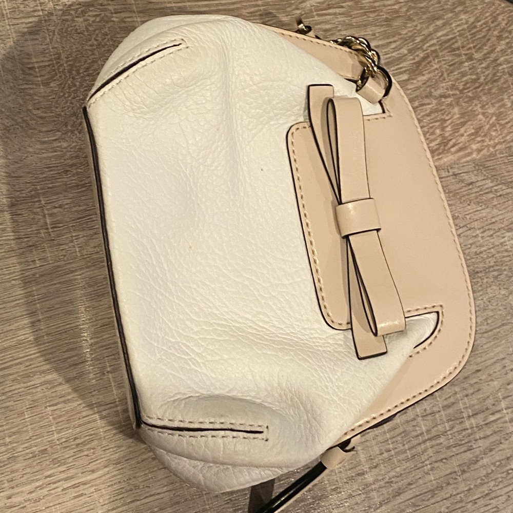 Kate Spade White & Cream Crossbody Bag